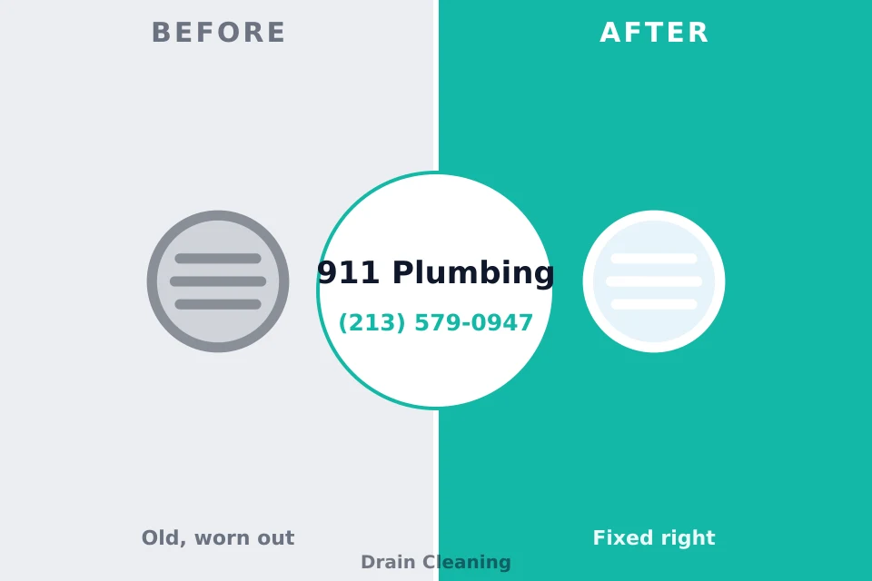 Before and after: plumbing company Cloquet, MN